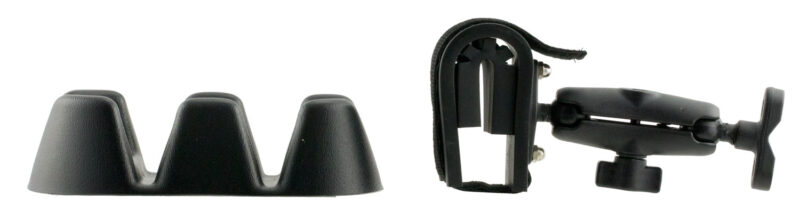 Rugged Gear 15502 Swing Arm Holder  Black Metal