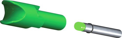 TENPOINT LIGHTED XBOW NOCK – ALPHA-BRITE .297″ GREEN 3PK