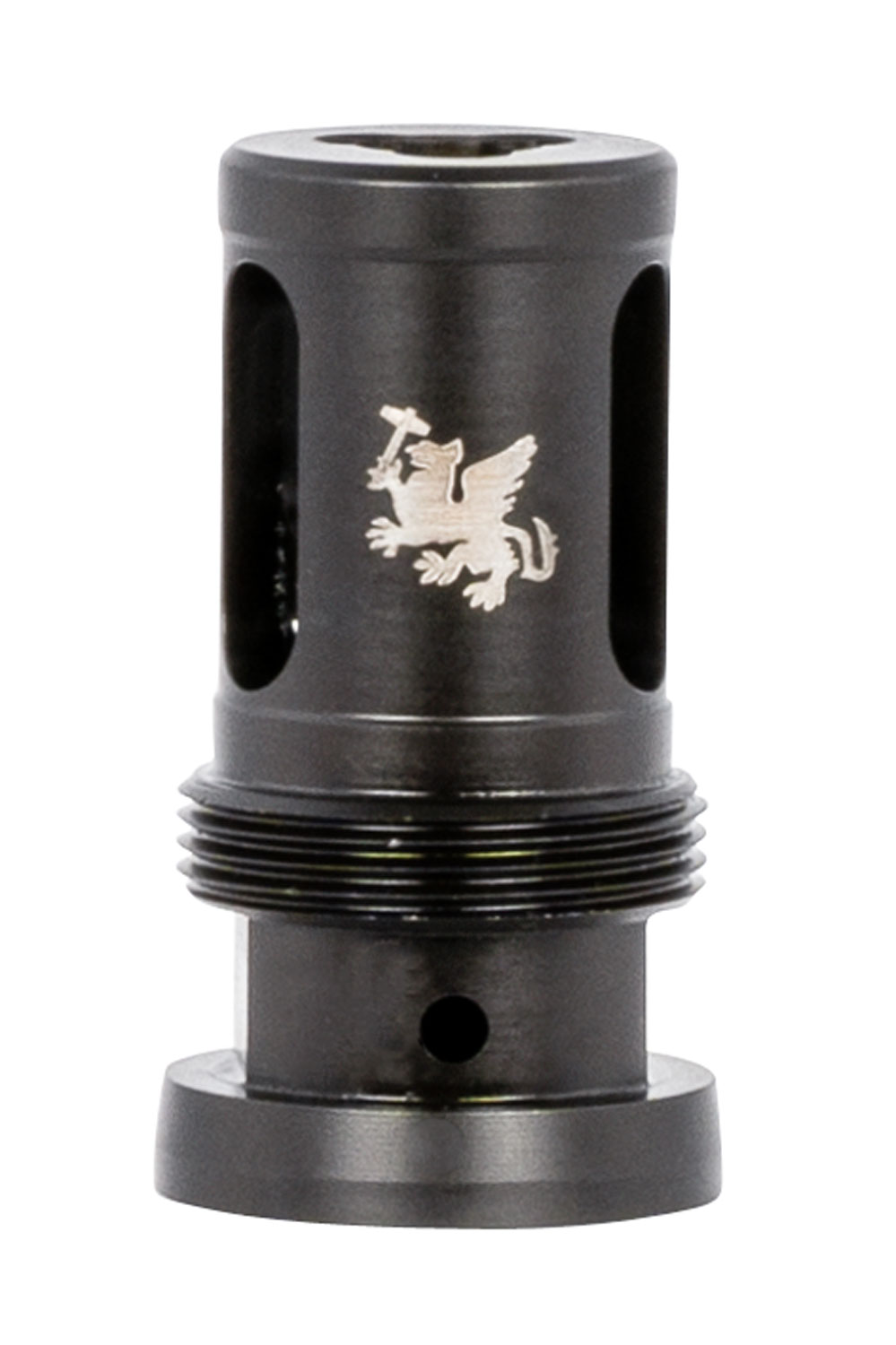 Griffin Armament TMHC305824 Taper Mount Hammer Comp Black 17-4 Stainless Steel with 5/8"-24 tpi Threads, 1.94" OAL & 1.08" Diameter for 30 Cal