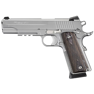 1911R 45 ACP 5” BBL (2)8RD MAGS SAO STAINLESS/BLACKWOOD