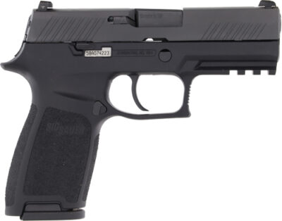 USED SIG P320 CARRY 9MM 3.9" - (3)17RD NEW BADGED WARREN PD