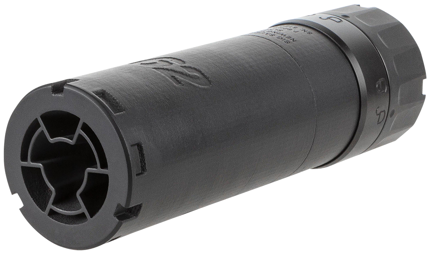 Sig Sauer SLH762TICQD SLH Compact 7.62mm 1.67″ D 5.24″ L Black Titanium QD Mount