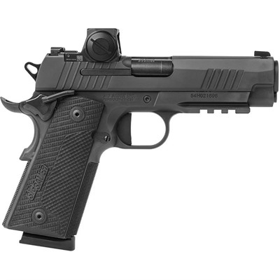 1911-XCARRY 45 ACP 4.25” BBL (2)8RD BLACK W/ROMEO-X COMPACT