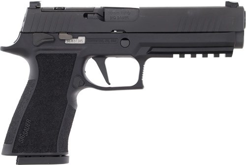 SIG P320 XTEN 10MM 5″ XRAY3 OR – (2)15RD POLY/BLACK MAN SAFETY