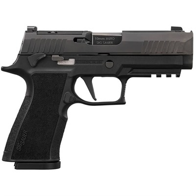 P320 XTEN COMP 10MM AUTO 3.8” BBL (2)15RD MAG MS BLACK