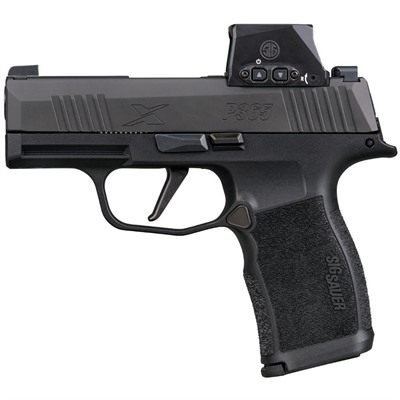P365X 9MM 3.1”BBL (2)12RD MAGS W/ROMEO-X SIG-LOC COMPACT BLK
