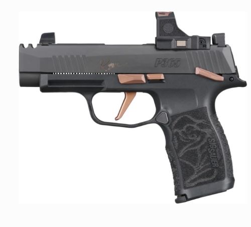 SIG P365 XL COMP 9MM 3.1″ – W/ROMEO RS(2)12RD ROSE KIT BLK