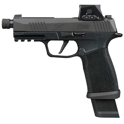 P365-X-MACRO TACOPS 9MM 4.3” BBL THRD (4)21RD BLK W/ROMEO-X