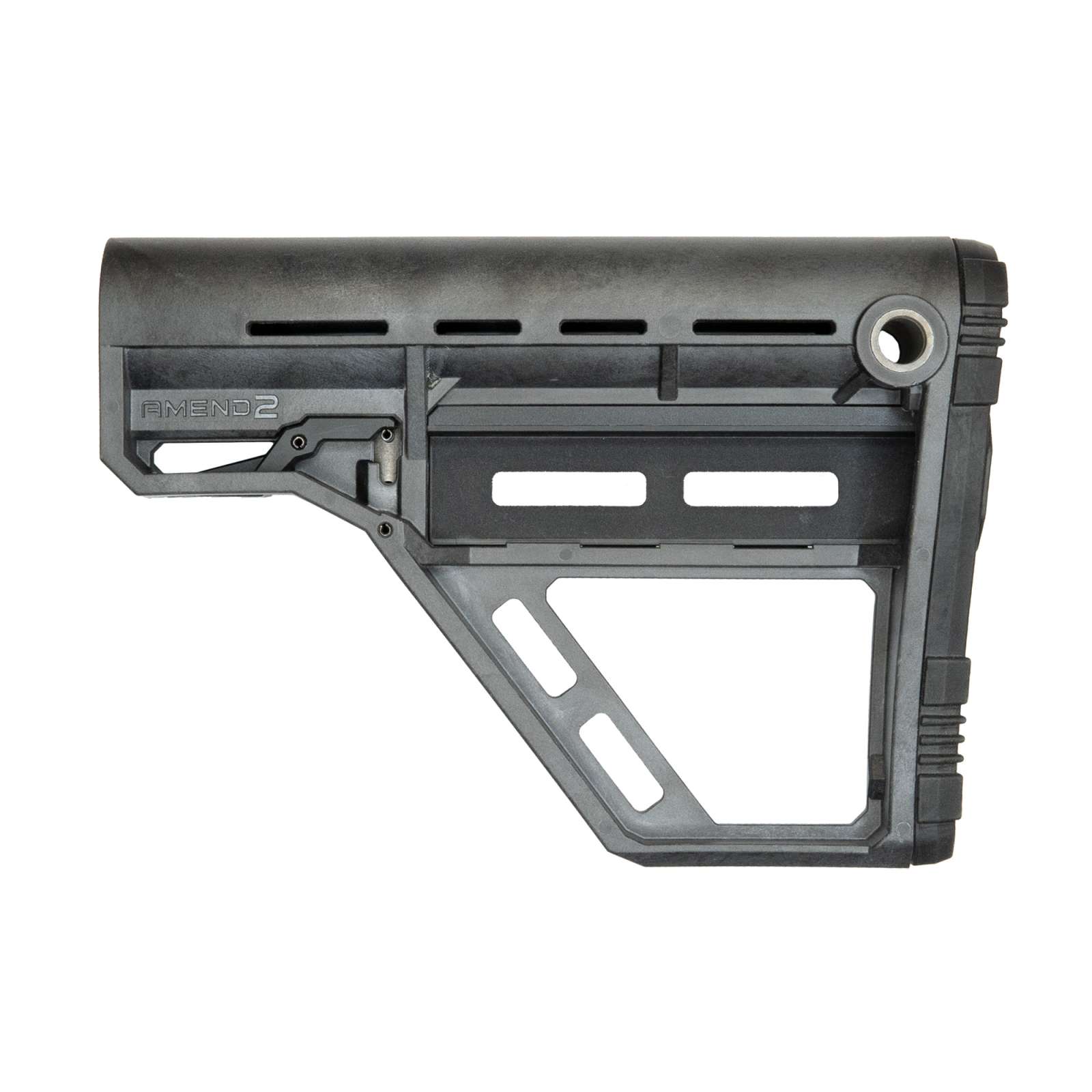 AMEND2 AMS MODULAR MIL-SPEC CARBINE STOCK BASE M-OK CARBON GRAY