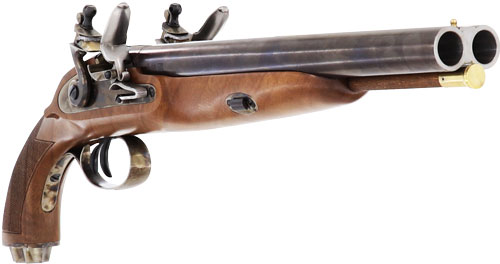 PEDERSOLI HOWDAH HUNTER FLINT - LOCK 20GA 11.25" 3" WOOD/CC
