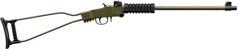 CHIAPPA LITTLE BADGER FOLD RIFLE RIS 22LR 16.5 IN THD BBL 4 IN PIC RAIL ODG 12RD HOLDER BACKPACK