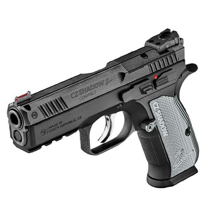 CZ SHADOW II COMPACT  9MM PISTOL BLACK 4″ 2-15RD MAGS