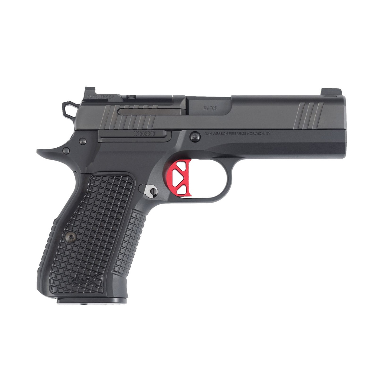 DAN WESSON DWX COMPACT OPTIC READY 9MM PISTOL 4″ BLACK DLC/BLK, 15RD