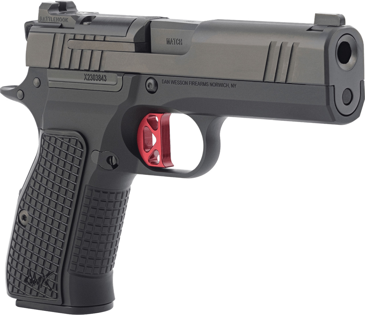 DAN WESSON DWX COMPACT OPTIC READY 9MM PISTOL 4″ BLACK DLC/BLK, 10RD