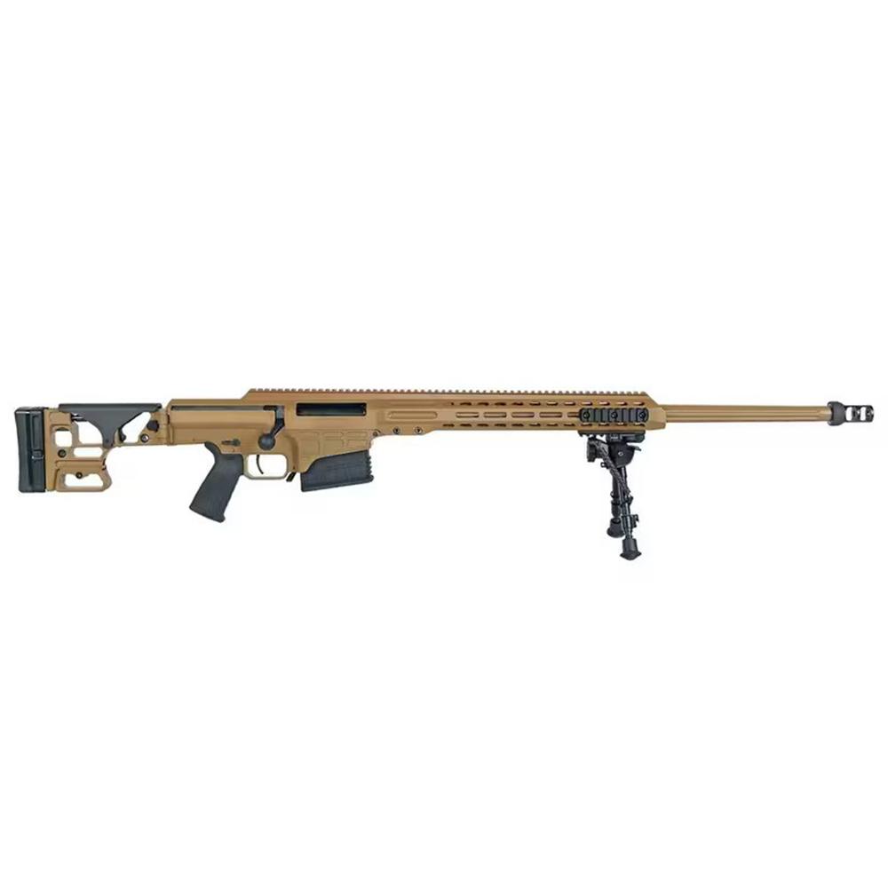 Barrett MK 22 Deployment Kit Rifle 338 Norma/300 Norma/308 Win 10rd Magazines (5) 27″ Fluted Barrel Coyote Brown with Leupold Contract Optic