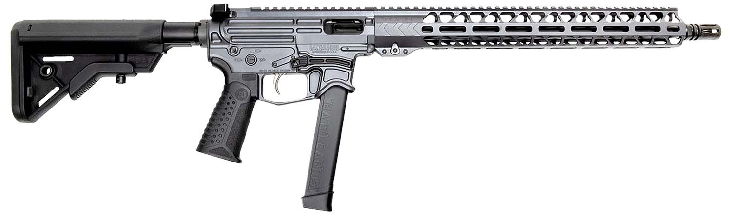 Battle Arms Development XIPHOS001 Xiphos 30+1 16″ Black Barrel, Combat Gray Picatinny Rail Aluminum Receiver, M-LOK Handguard, Black Synthetic Stock, Adj Black Grip