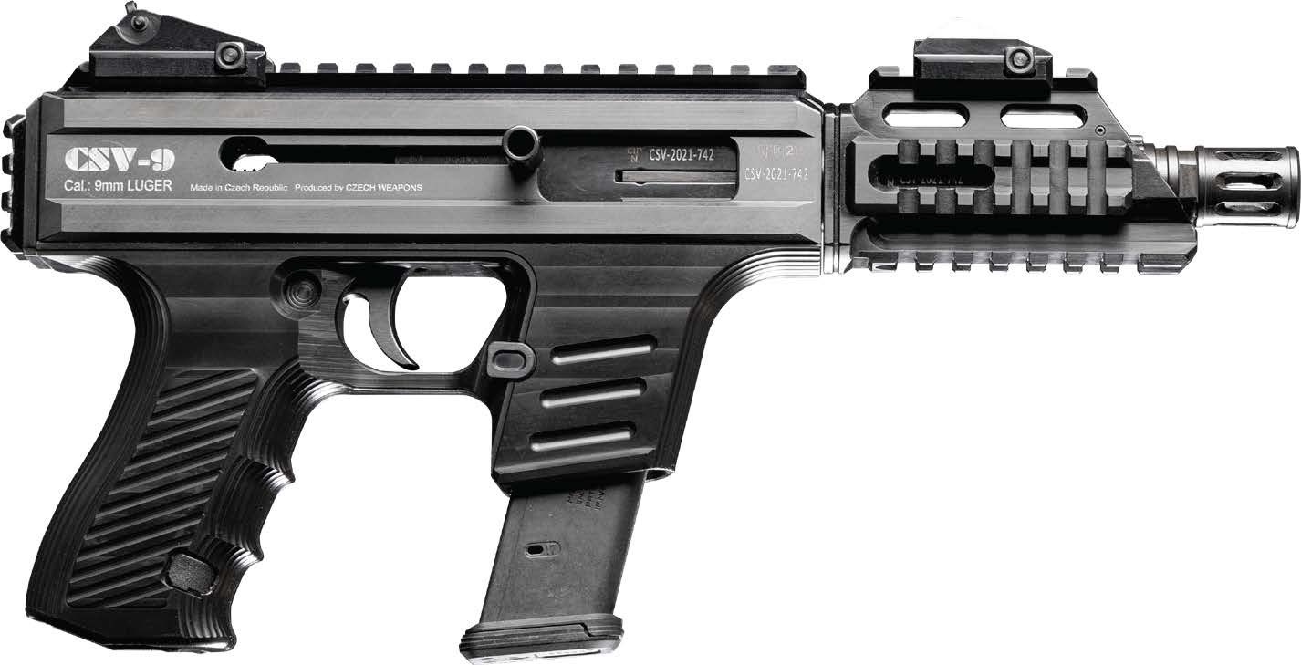 4PEAKS CZECH WEAPONS CSV-9 9MM 4.75 BLK 15RD