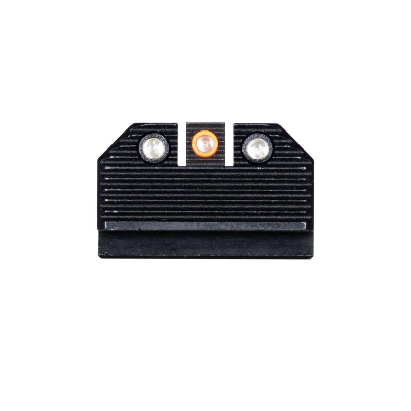 Night Fision Optics Ready Stealth Night Sight Set Orange Front Black Rear for Glock 43x MOS