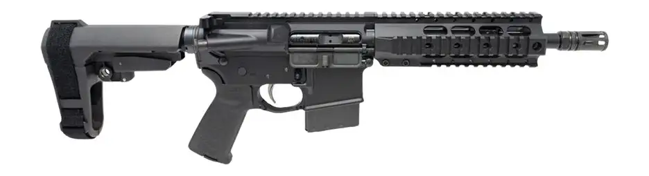 DPMS KITTY KAT HGA 338 ARC  8.5IN BBL SBA3  BRACE QUAD RAIL  30RD MAG