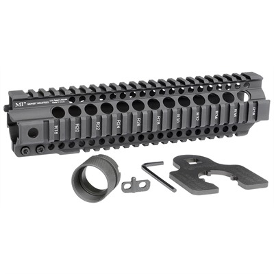 AR-15 COMBAT T-SERIES 1-PC FREE FLOAT HANDGUARD 10” BLACK