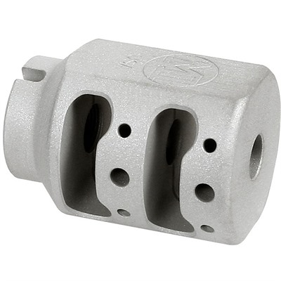 ALPHA TANK BRAKE – STAINLESS – 1/2X28-9MM