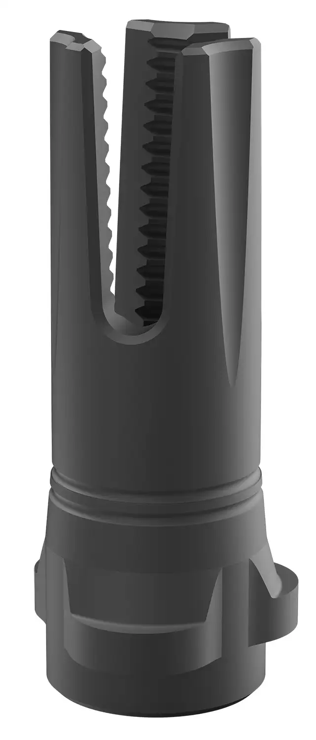 BREEK ARMS SCORCH 3-PRONG FLASH HIDER FOR BREEK-LOK 3QD  9MM  5/8X24 TPI