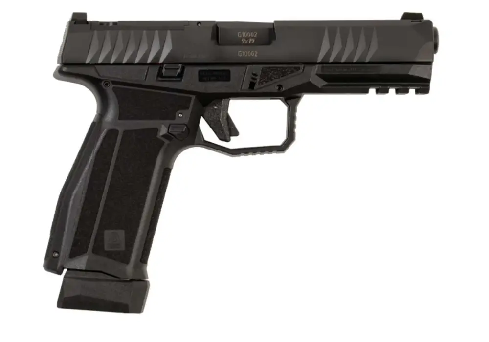 AREX DELTA L OR HGA 9MM  1X17RD MAG 1X 17+2 MAG SELIZED TRIGGER ASSEMBLY/  5X OPTICS PLATES / BLACK