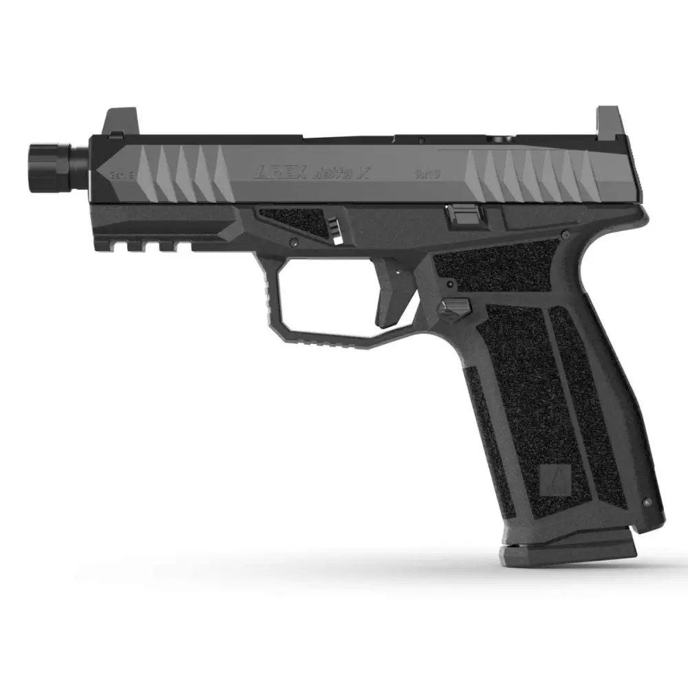 AREX DELTA X TACTICAL HGA 9MM 4.6IN BBL BLACK OPTIC READY 1-17RD & 1-19RD PLATE KIT INCLUDED