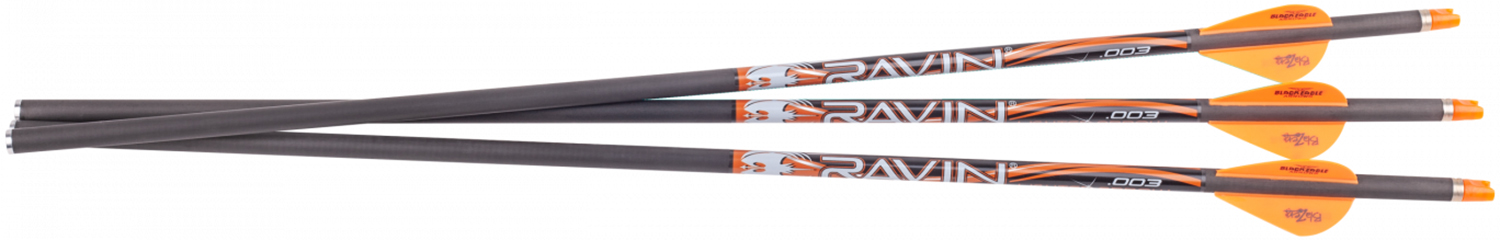 Ravin Crossbows R133 Match Weight Lighted Arrows 400GR .003" 3 Pack