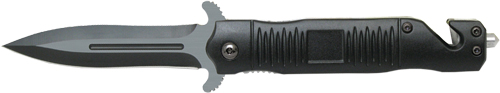 ABKT BLACK STILETTO ASSISTED – OPENER 3.5″ BLADE W/BREAKER