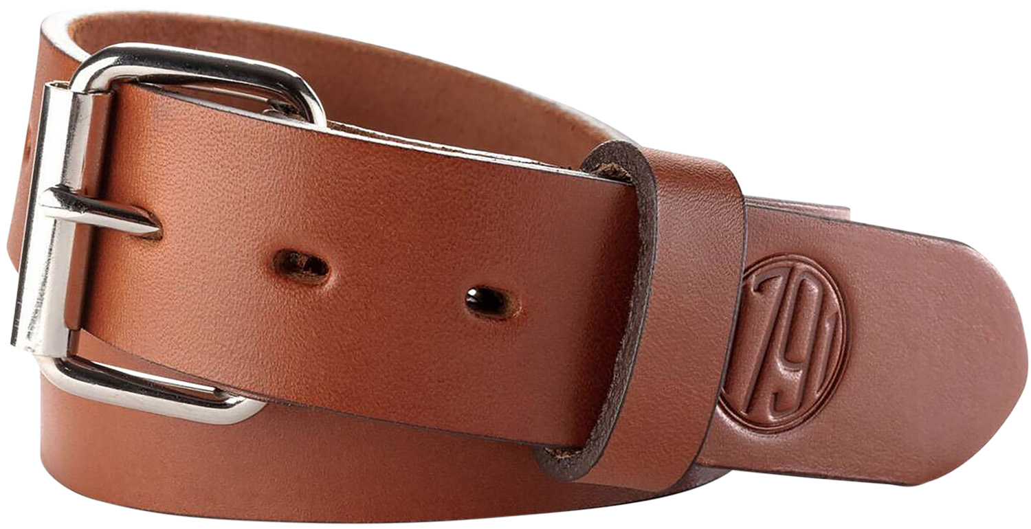 1791 Gunleather BLT013236CBRA 01 Gun Belt Classic Brown Leather 32/36 1.50″ Wide Buckle Closure