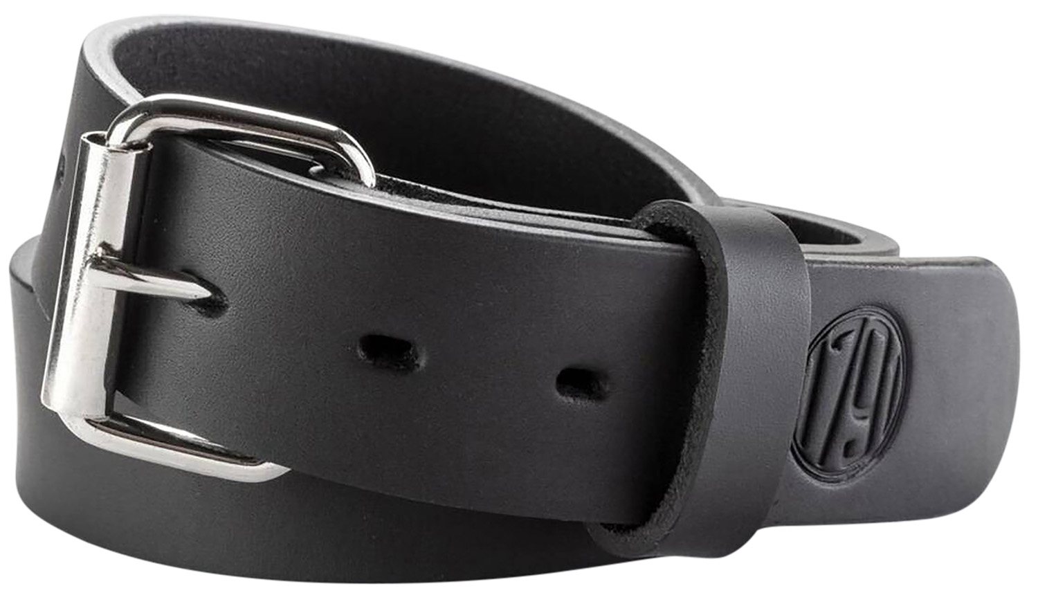 1791 Gunleather BLT014044SBLA 01 Gun Belt Stealth Black Leather 40/44 1.50″ Wide Buckle Closure