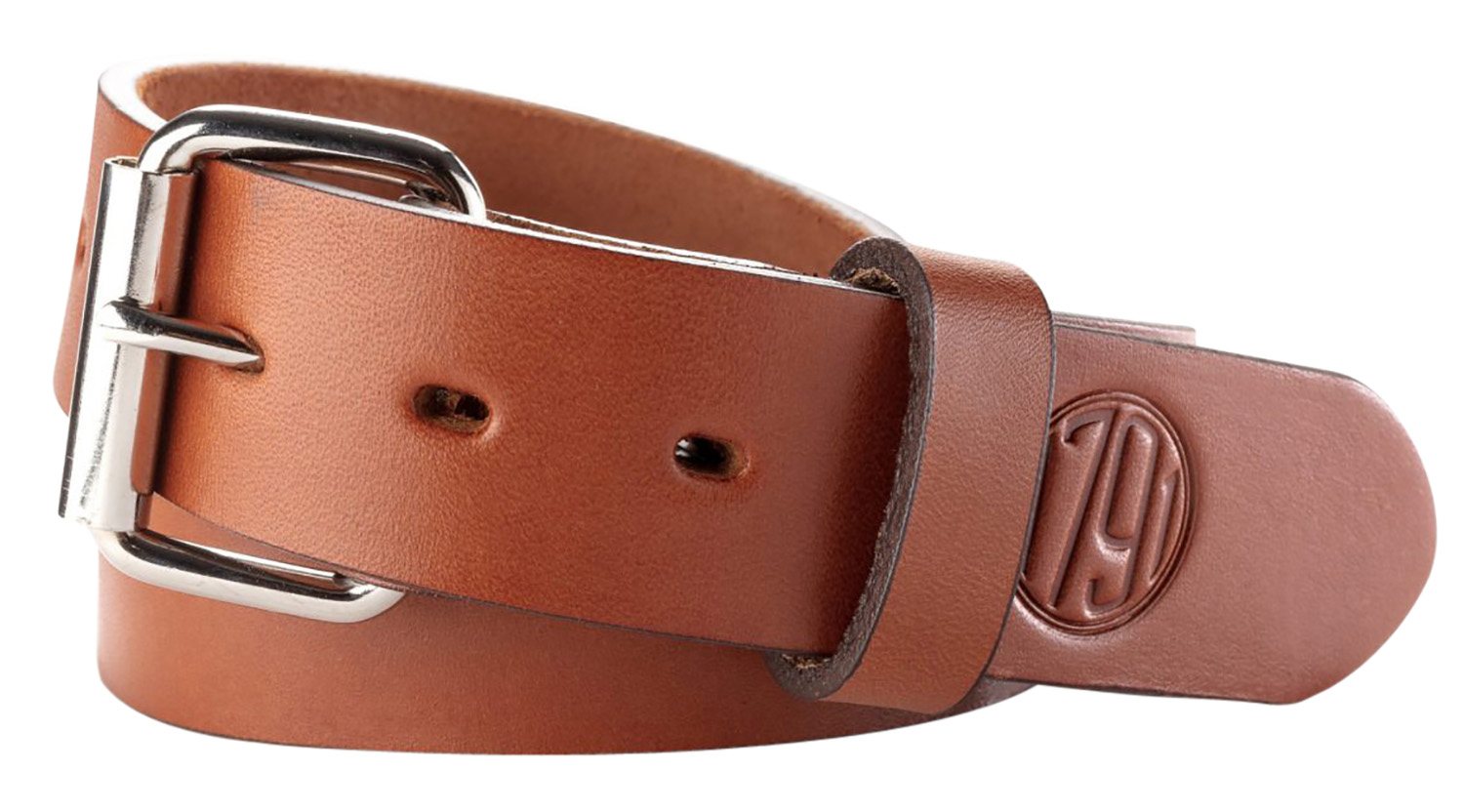 1791 Gunleather BLT014852CBRA 01 Classic Brown Leather 48/52 1.50″ Wide Buckle Closure