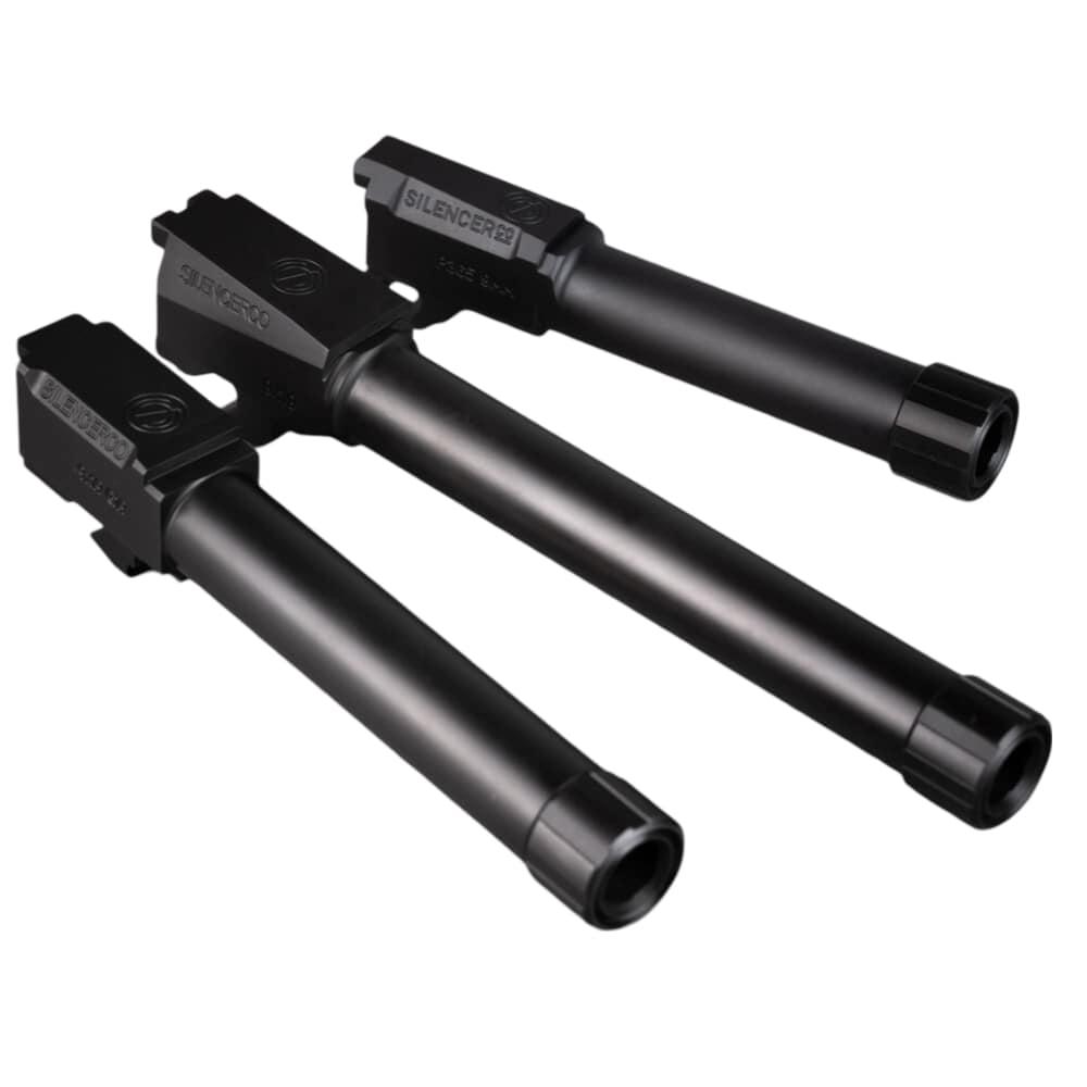 SilencerCo Threaded Barrel for S&W M&P Shield 9mm Luger 1/2x28 3.5" Black