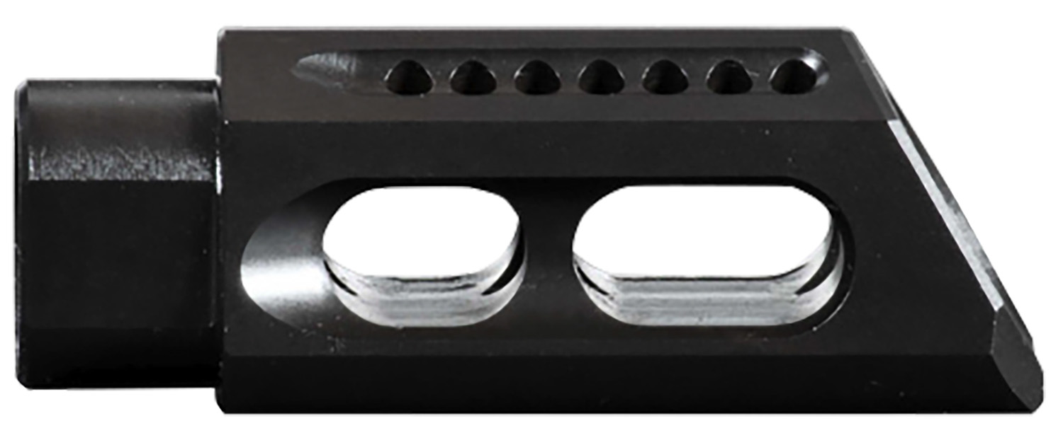 Yankee Hill 3085MBA Slant Muzzle Brake Black Steel with 5/8″-24 tpi Threads & 2.75″ OAL for 30 Cal AR-Platform