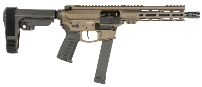 Banshee MKGS 9mm 8″ TB MLOK Brnz/Blk 33rd