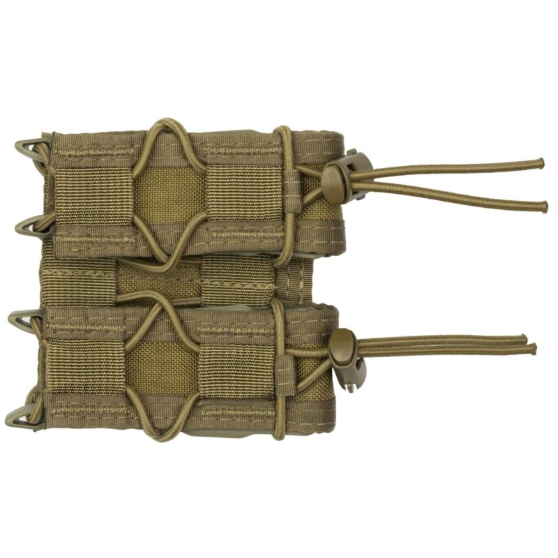 HIGH SPEED GEAR DOUBLE PISTOL TACO MOLLE HOLDS 2 PISTOL MAGAZINES OR OTHER TOOLS COYOTE BROWN