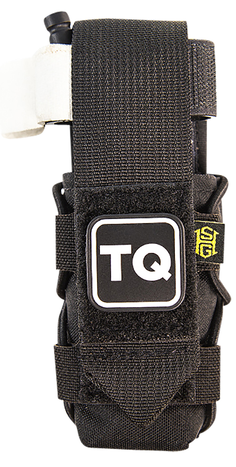 High Speed Gear 11TQ00BK TACO Tourniquet Pouch, Black Nylon with Velcro Closure, Fits MOLLE, Compatible with Most Windlass-Style Tourniquets, Includes TQ Patch