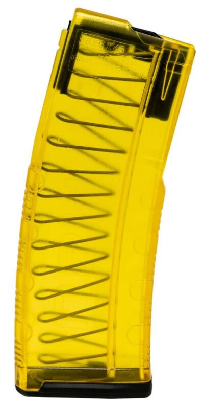 AMEND2 MOD C 5.56MM 30RD AR15 TRANSLUCENT YELLOW POLYMER MAGAZINE ( 50 PER CASE )