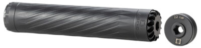 Anechoic X223LB Anechox 223L  223/5.56mm/22-250Rem Black Stainless Steel/Titanium 1 3/8"x24 w/ 1/2"x28 DTA