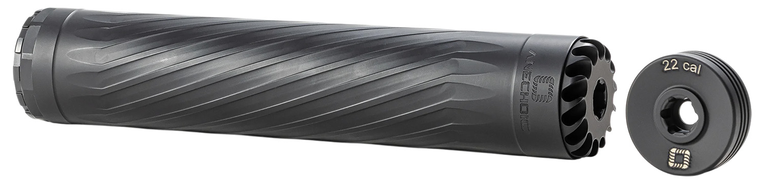 Anechoic X223LB Anechox 223L  223/5.56mm/22-250Rem Black Stainless Steel/Titanium 1 3/8″x24 w/ 1/2″x28 DTA