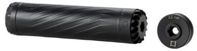 Anechoic X223B Anechox 223  223/5.56mm/22-250Rem Black Stainless Steel/Titanium 1 3/8"x24 w/ 1/2"x28 DTA
