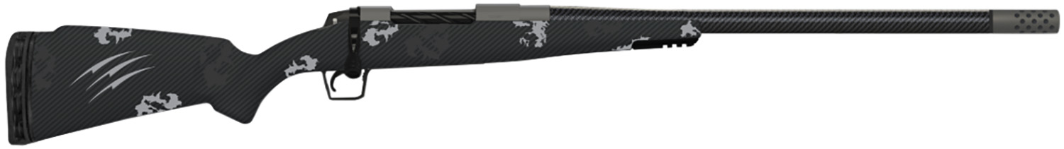 Fierce Firearms TROG7RM22GP CT Rogue 7mm Rem 3+1 22" Carbon Fiber C3 Carbon Fiber Steel Barrel, Glacier Cerakote Titanium Receiver, Phantom Camo Fixed Carbon Fiber Stock, Right Hand