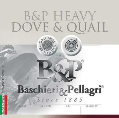 B&P DOVE & QUAIL AMO 12GA 2 3/4" 1 1/8OZ #7.5 LEAD 1255FPS 25RD (10 BOX CASE)