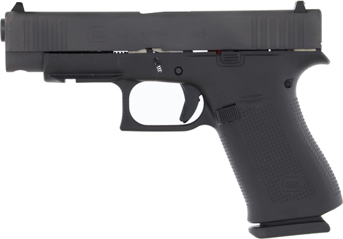 GLOCK 48 9MM LUGER FS 10-SHOT - W/ FRONT RAIL BLACK POLYMER - Image 2