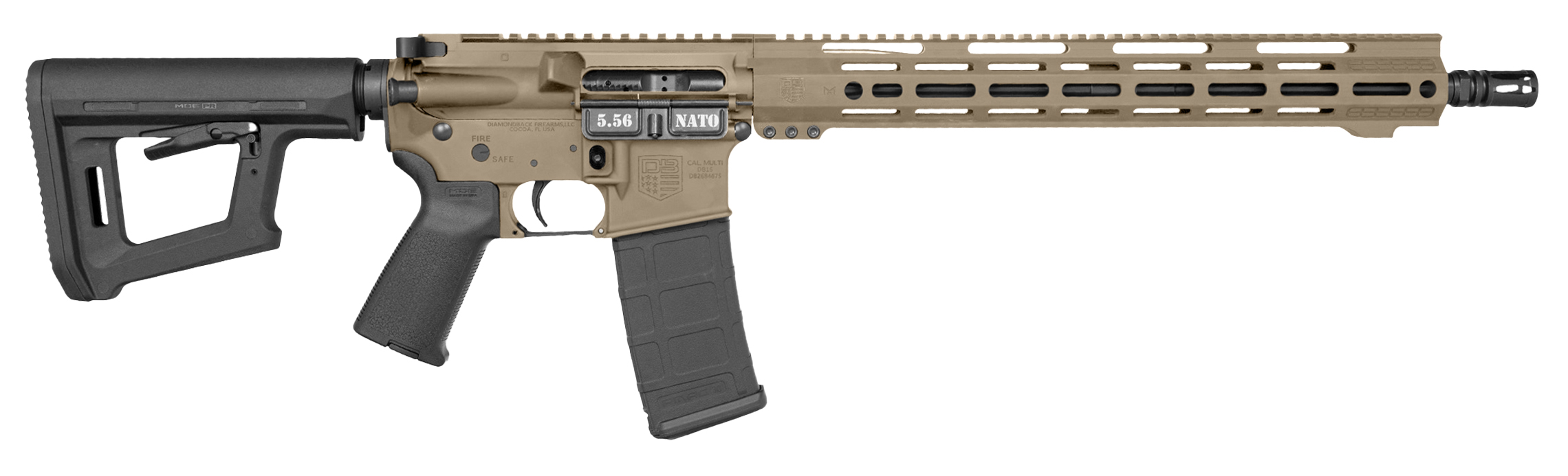 DBF DB15 CARBON 5.56 16 MLOK 15 FDE MOE PR 30RD