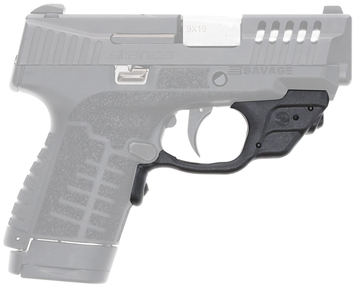 Crimson Trace 013000161 Laserguard Savage Arms Stance, Red Laser Black Polymer