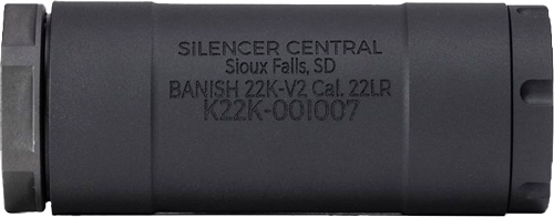 BANISH SUPPRESSORS BANISH22K – V2 RIMFIRE 1/2X28 BLACK