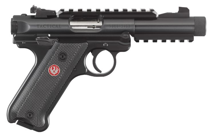 RUGER MKIV TACTICAL 22LR 4.4″ BLK/SY