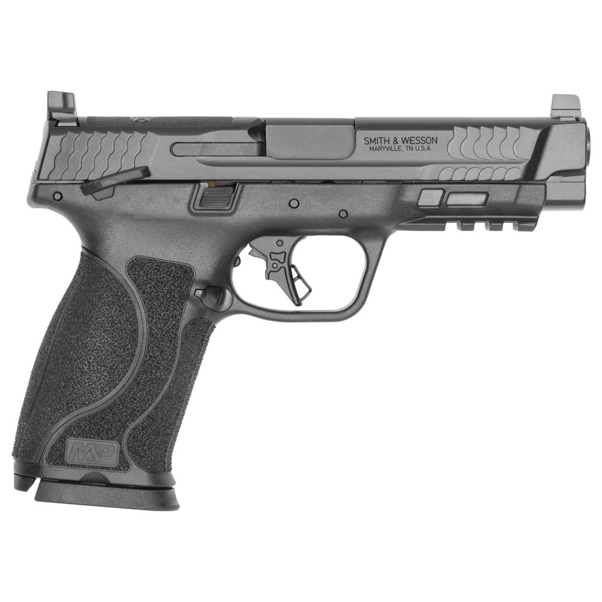 S&W M&P10mm Full Size Handgun 10mm Auto 10rd Magazines(2) 4.6″ Barrel Thumb Safety Optic Ready CA Compliant